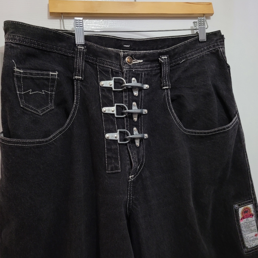 Vintage Parasuco Jeans with unique buckles